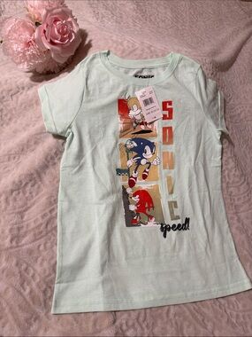 Sonic Kids’ Short Sleeve Tee - Light Mint